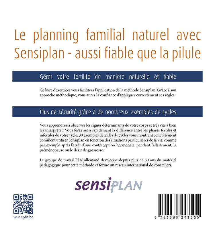 Naturel et Fiable, le livre d'exercices - SENSIPLAN®